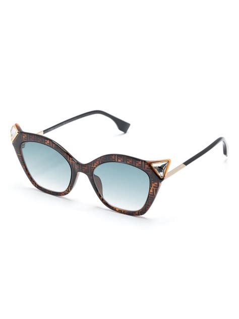 fendi oculos gatinho|Óculos de Sol Fendi FE 40112I Gatinho Tartaruga .